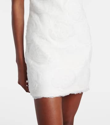 Minikleid aus Tüll mit Kristallen | Self-Portrait