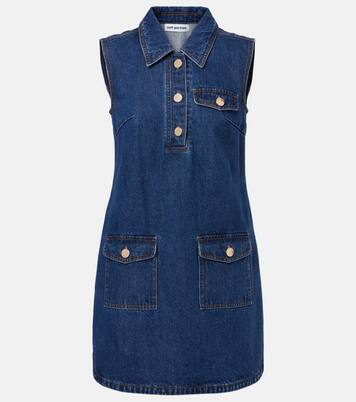 Minikleid aus Denim | Self-Portrait