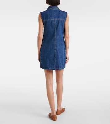 Minikleid aus Denim | Self-Portrait