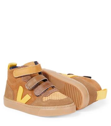 V-10 suede high-top sneakers | Veja Kids