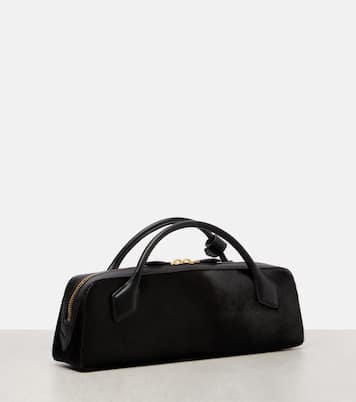 Le Teckel Small calf hair clutch | Alaïa