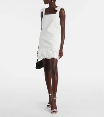 Robe de mariée en crêpe à fleurs | Self-Portrait