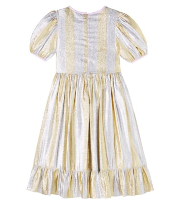 Abito in organza a righe con lamé | Stella McCartney Kids
