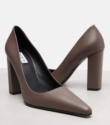 Pointy leather pumps | Alaïa