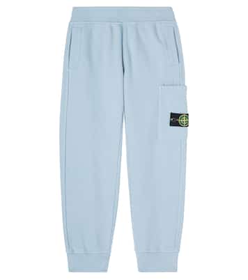 Compass cotton jersey sweatpants | Stone Island Junior