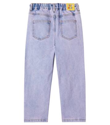 Lucky Clover appliqué wide-leg jeans | Jellymallow