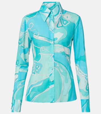 Orchidee cotton shirt | Pucci