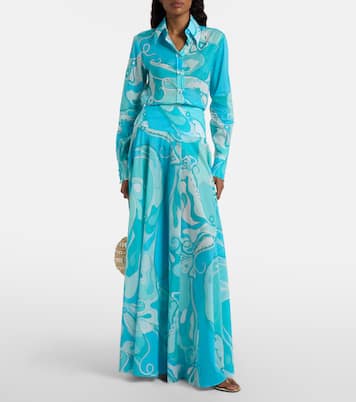 Orchidee cotton shirt | Pucci