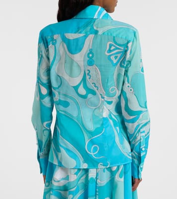 Orchidee cotton shirt | Pucci