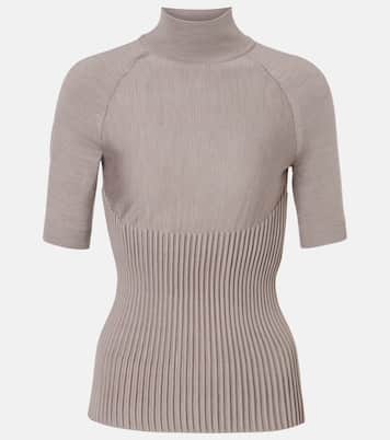 Top à col roulé en laine mélangée | Alaïa