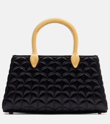 Serpentine Duette satin top-handle bag | Bvlgari