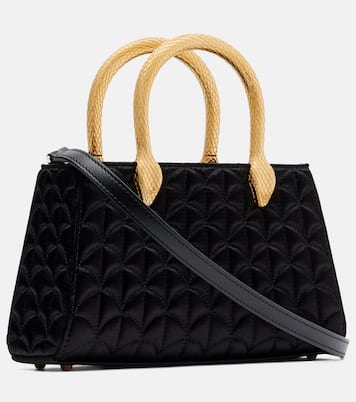 Serpentine Duette satin top-handle bag | Bvlgari