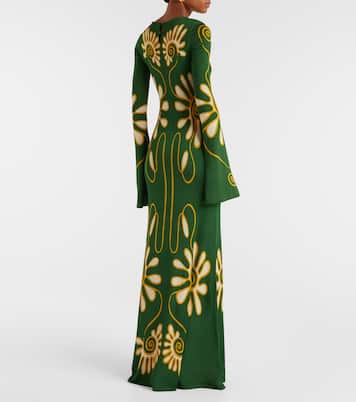 Robe longue Amay imprimée | Cala de la Cruz