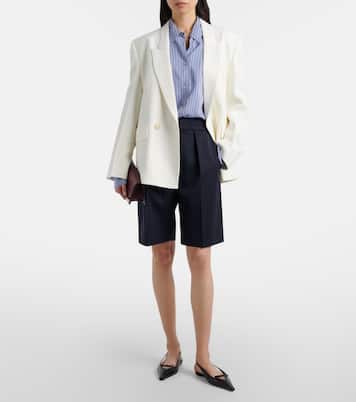 High-rise Bermuda shorts | Victoria Beckham