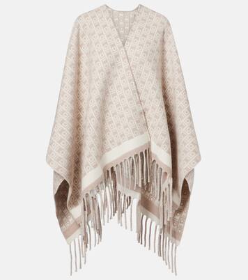Gancini virgin wool shawl | Ferragamo