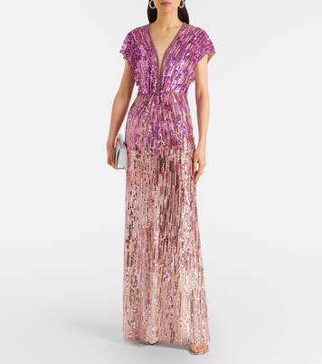 Dusk sequined gown | Jenny Packham