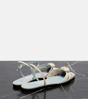 Cœur Royal leather flats | Valentino Garavani