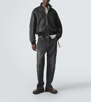 Over leather bomber jacket | Studio Nicholson