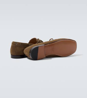 Chaussures bateau Palm Avenue VLogo en daim | Valentino Garavani