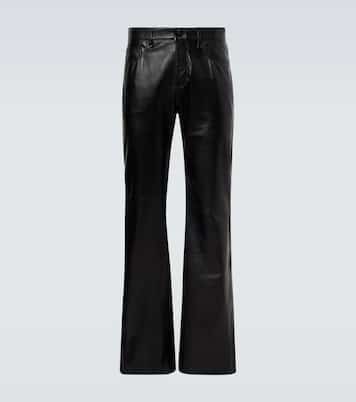 Pantalon flare en cuir | Acne Studios