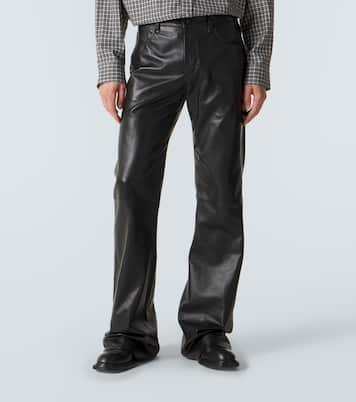 Pantalon flare en cuir | Acne Studios