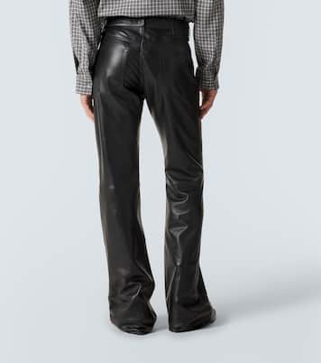Pantalon flare en cuir | Acne Studios