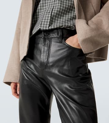 Pantalon flare en cuir | Acne Studios