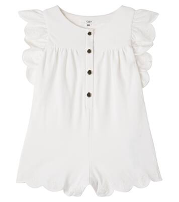 Baby cotton playsuit | Chloé Kids