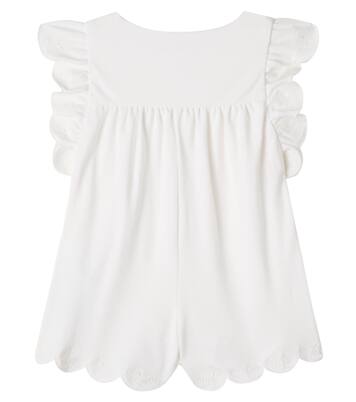 Baby cotton playsuit | Chloé Kids