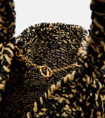 Tote Bag Lotus Medium aus Raffiabast | Khaite