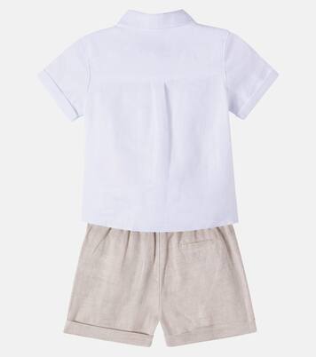 Bébé – Ensemble chemise et short en lin | Tartine et Chocolat