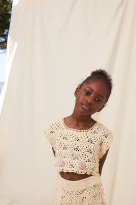 Anais crochet cotton top | Bebe Organic