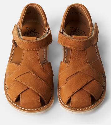 Sandalias Waff Cross de piel | Pom d'Api