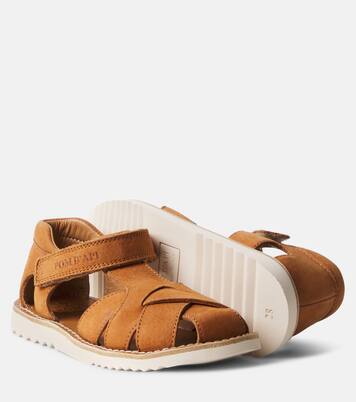 Sandalias Waff Cross de piel | Pom d'Api
