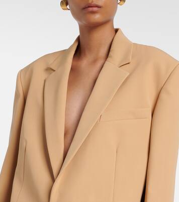 Blazer oversize in lana | Wardrobe.NYC