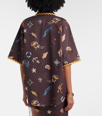 Camisa bowling de algodón estampada | Alémais