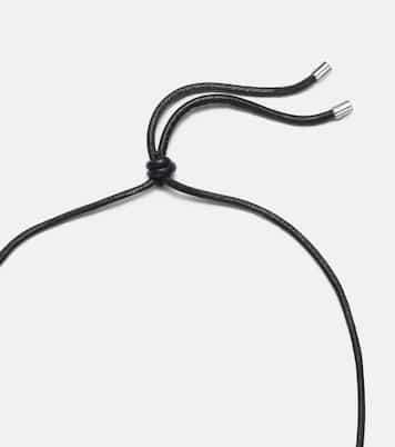 Puffy Heart silver-plated pendant necklace | Jennifer Fisher