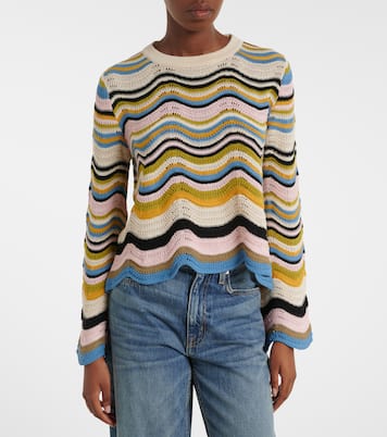 Jersey Chevron de croché de algodón | La DoubleJ