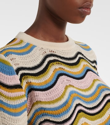 Jersey Chevron de croché de algodón | La DoubleJ