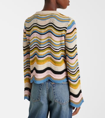 Jersey Chevron de croché de algodón | La DoubleJ