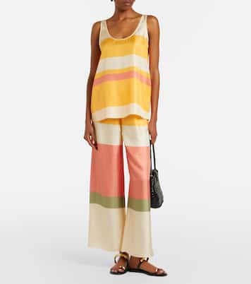 Lollipop silk twill wide-leg pants | Eres