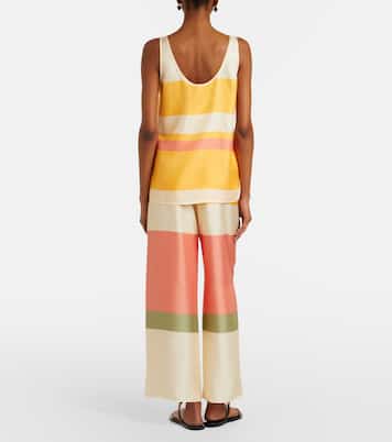 Lollipop silk twill wide-leg pants | Eres