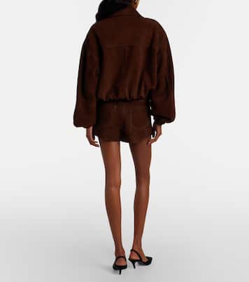 Leontine suede shorts | Nour Hammour