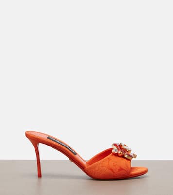 Embellished brocade mules | Dolce&Gabbana
