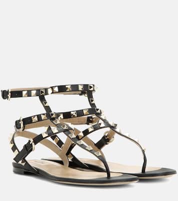 Sandalen Rockstud aus Leder | Valentino Garavani