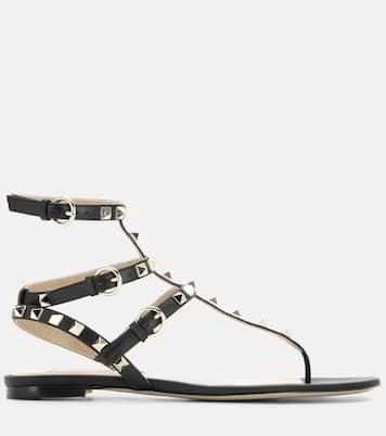 Sandalen Rockstud aus Leder | Valentino Garavani