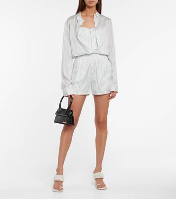 Gestreifte Shorts Edwinna aus Seide | Rta