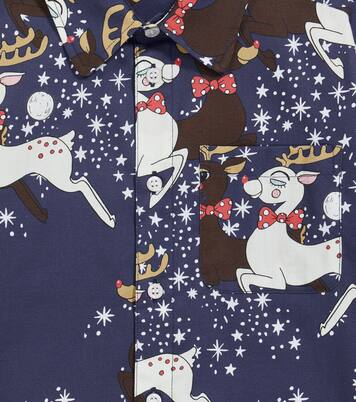 Hemd Reindeer aus Baumwolle | Mini Rodini