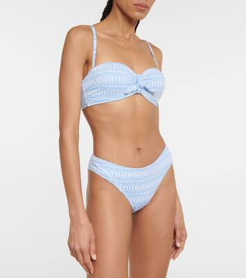 Haut de bikini Maldives en jacquard | Heidi Klein