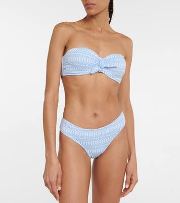 Haut de bikini Maldives en jacquard | Heidi Klein